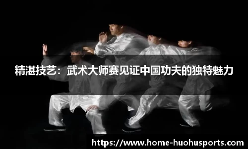 精湛技艺：武术大师赛见证中国功夫的独特魅力